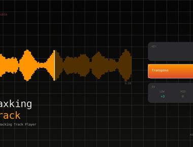 Saxking Track — แอป iOS สำหรับฝึกซ้อมแซกโซโฟนกับ Backing Track