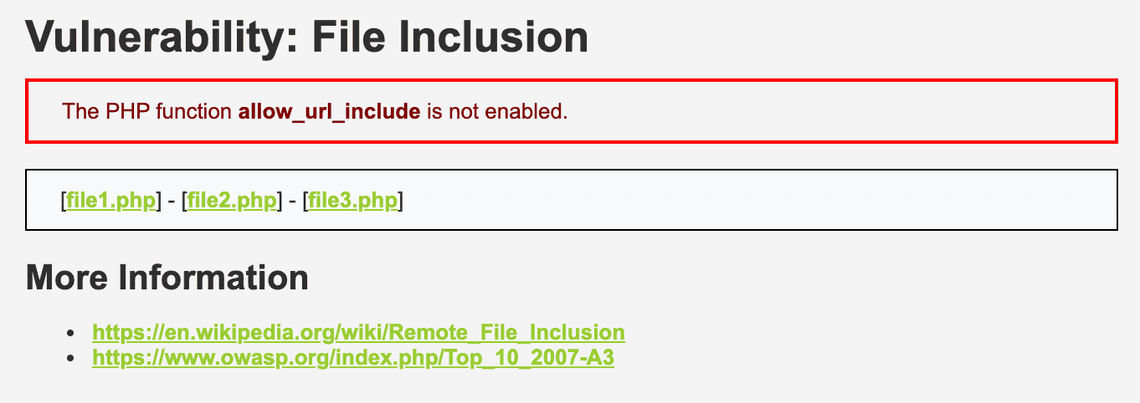 File Inclusion