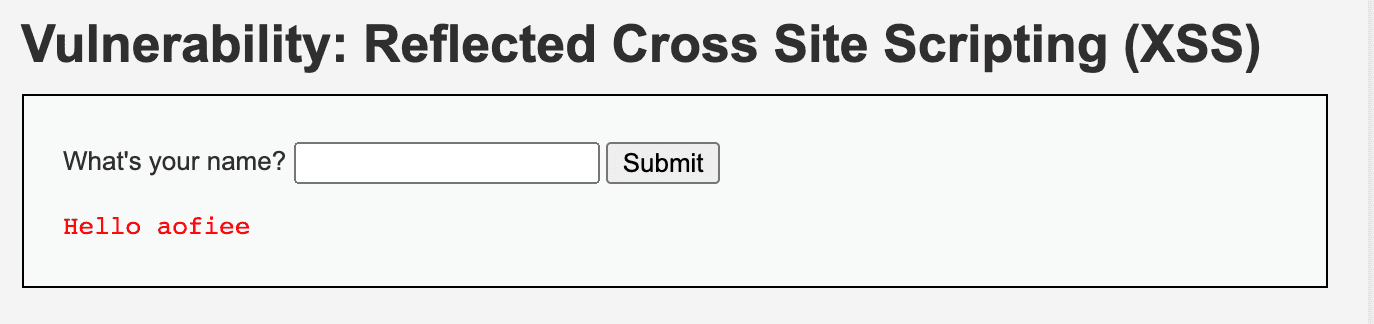Reflected Cross Site Scripting (XSS) | AOFIEE.DEV